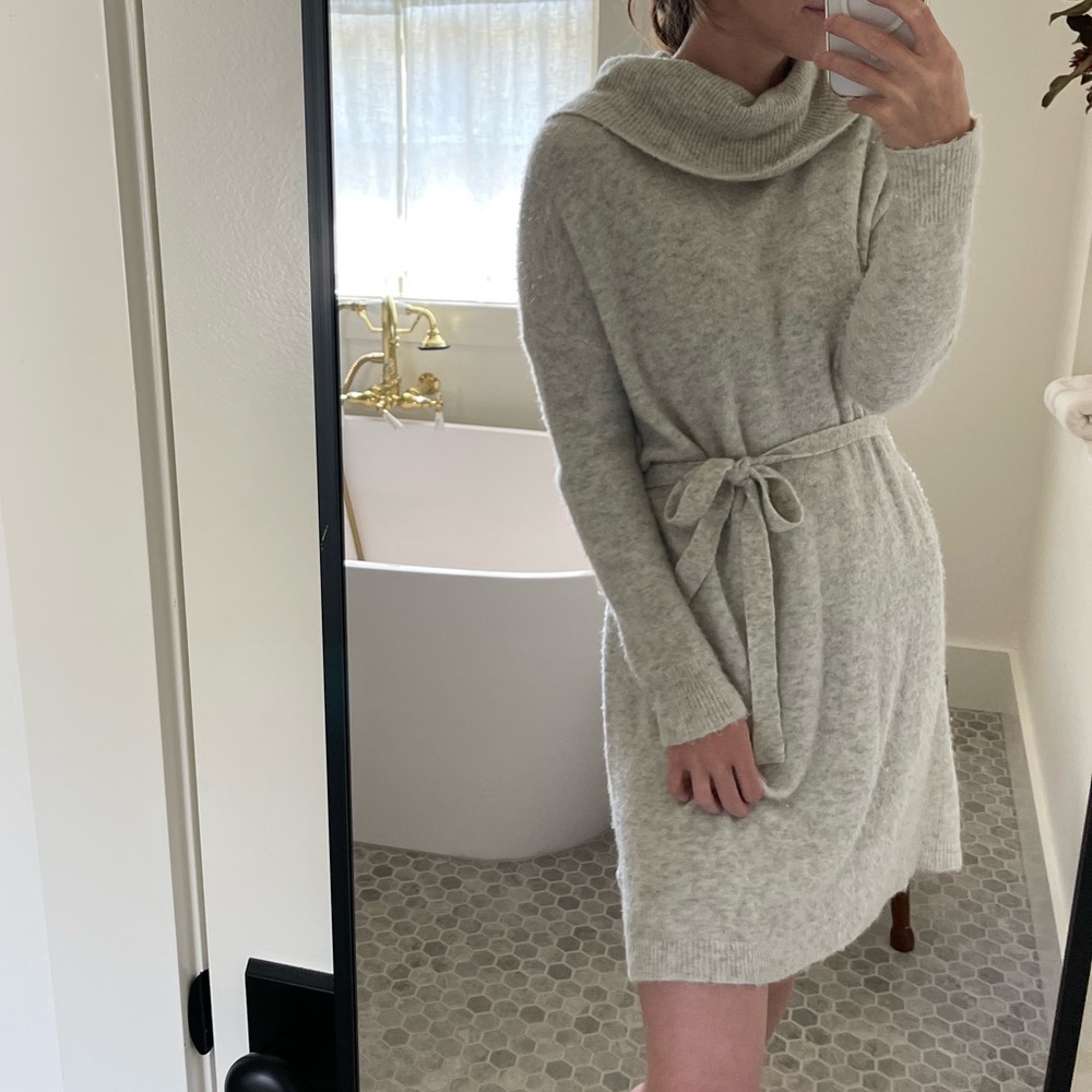 Madewell Gray Knit Dress
